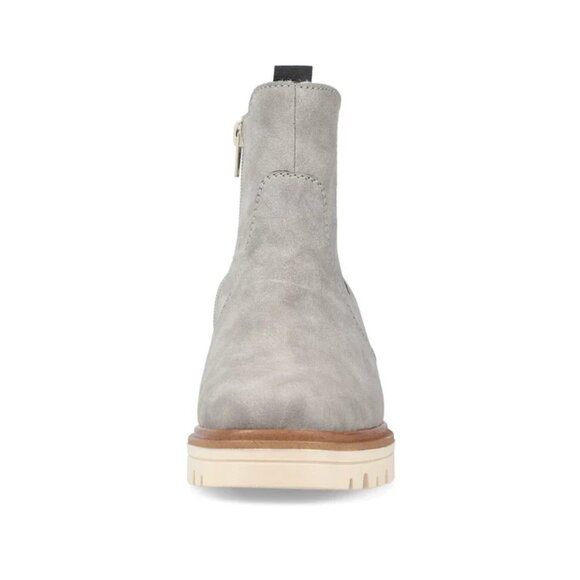 NEW RIEKER Heeled Comfort Booties grey for women 462mn - Picture 7 of 9